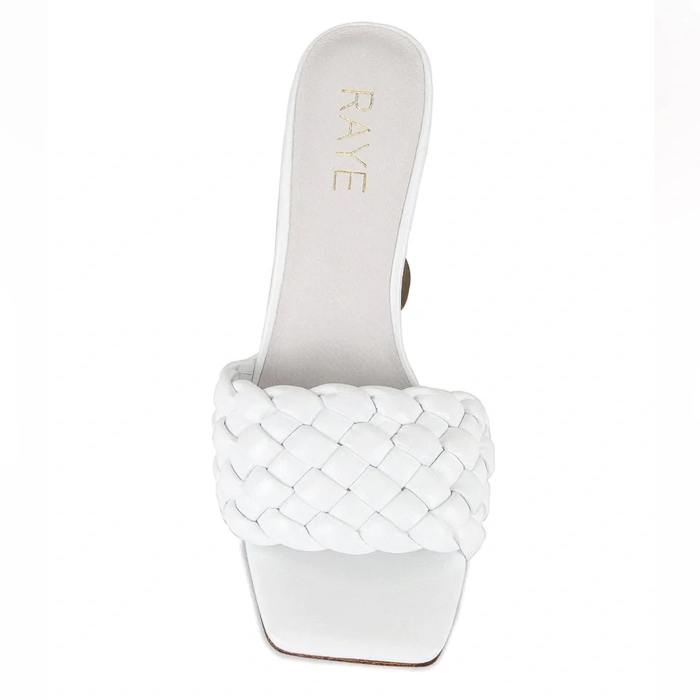 RAYE | Woven Heel White | Size 10 - Picture 11 of 15